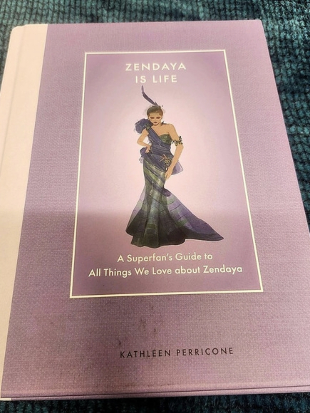 Eric Ink Zendaya Is Life Hardcover Book in Purple